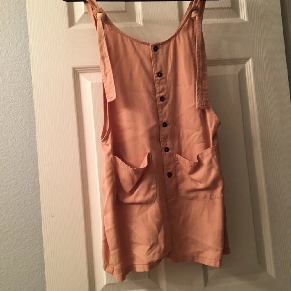 Pastel Pink Romper Overalls